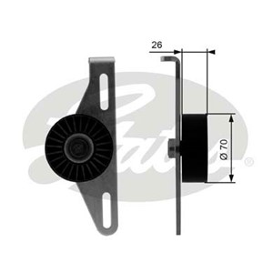 Kiristysrulla, moniurahihna, DACIA,LADA,NISSAN,RENAULT, 1175000Q0E, 1175000QDE, 1192500QAB, 7700105325, 7700105525, 8200192843, 82004212