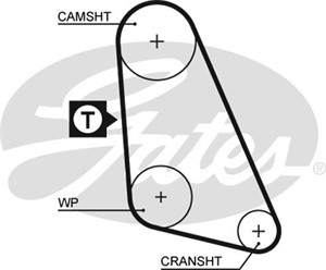 Hammashihna, SEAT TERRA, TERRA Skåp / kombi, VW POLO Classic, POLO II, POLO Coupé, POLO Skåp/halvkombi, 000 980 93 02, 0009809302, 002 9
