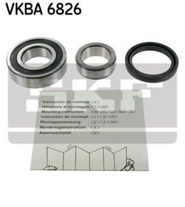 Pyöränlaakerisarja, Taka-akseli, SUZUKI IGNIS I, WAGON R+ Halvkombi, 08123-62067, 09262-30030, 09262-30103, MB 092185