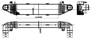 Välijäähdytin, MERCEDES-BENZ C-KLASS [W204], C-KLASS T-Model [S204], E-KLASS [W212], 002 997 70 94 S2, 002 997 70 94, 0K558-20-490, 0K55