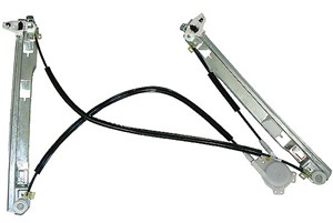 Lasinnostin, Eteen, vasen, RENAULT MEGANE II, 8200 325 138, 8201 010 929