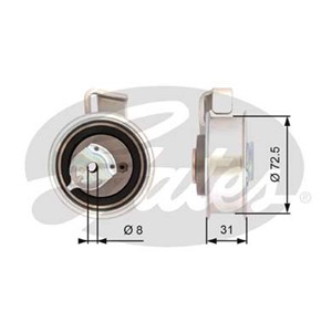 Kiristysrulla, hammashihnat, SEAT IBIZA III, VW POLO, 06B109243C