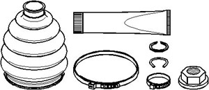 Paljekumisarja, vetoakseli, Pyörän puoli, Etuakseli, oikea, Etuakseli, vasen, FORD FOCUS I, FOCUS Sedan I, FOCUS Turnier I, 1S4W3A331AC,