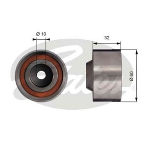 Ohjainrulla, hammashihna, HYUNDAI,KIA,MITSUBISHI,VOLVO, 121993, 2481033021, 2481033024, 2481038001, 30874227, MD121993, MD156604, MD1927