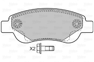 Jarrupalasarja, levyjarru, Etuakseli, CITROËN C1, C1 II, PEUGEOT 107, 108, TOYOTA AYGO, AYGO Skåp/halvkombi, 04465-0H020, 04465-0H030, 1