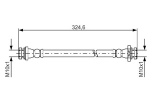Jarruletku, Takana, Taka-akseli, vasen, Vasen, OPEL AGILA, SUZUKI SPLASH, SWIFT III, VAUXHALL AGILA Mk II, 51580-62J00, 93195320
