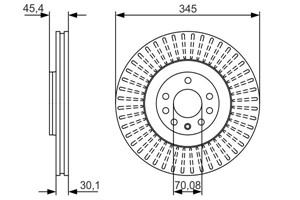 Jarrulevy, Etuakseli, OPEL,SAAB,VAUXHALL, 569154, 93 188 445, 93188445