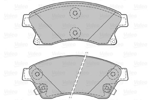 Jarrupalasarja, levyjarru, Etuakseli, CHEVROLET,NISSAN,OPEL,VAUXHALL, 13301207, 13374966, 13412272, 1605169, 542120