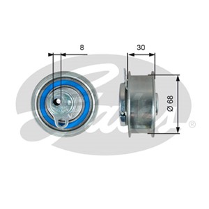 Kiristysrulla, hammashihnat, AUDI,SEAT,SKODA,VW, 03L 109 243 B, 03L 109 243 F, 03L109243B, 03L109243C, 03L109243D, 03L109243F