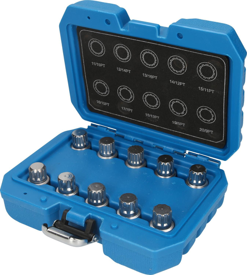 Lukkomutterivalikoima, BMW, 10-os, Brilliant Tools