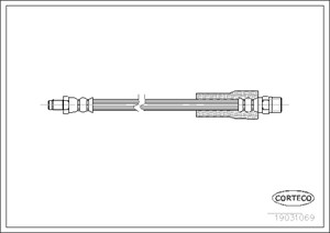 Jarruletku, Taka-akseli, AUDI A8 D2, 4D0611775B