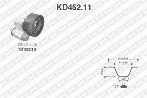 Hammashihnasarja, FORD FIESTA IV, FIESTA Skåp/stor limousine, 1004296, 1004297, 1004299, 1823388
