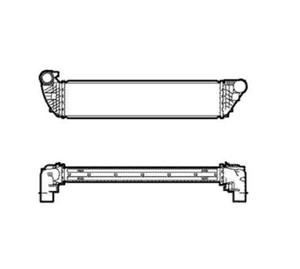 Välijäähdytin, RENAULT ESPACE IV, LAGUNA II, LAGUNA Grandtour II, VEL SATIS, 1J0 145 276, 6QD 145 276, 8200292773, 8200301883