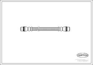 Jarruletku, Taka-akseli, Takana, Molemminpuolin, Ajoneuvon sivu, Oikea, DACIA,RENAULT, 6001547820, 6001551097, 7704003765, 7704003905, 8