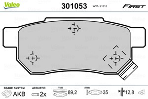 Jarrupalasarja, levyjarru, Taka-akseli, HONDA,LOTUS,MG,ROVER, 06022-SP8-000, 43022SAAE50, 43022-SAA-E50, 43022SAAE51, 43022-SAA-E51, 430