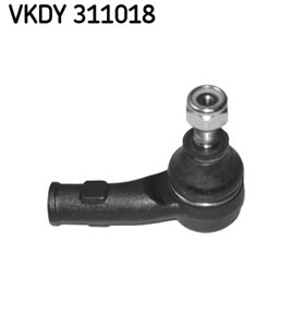 Raidetangon pää, Etuakseli, vasen, SEAT,VW, 191 419 811, 3A0 422 811