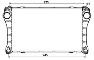 Välijäähdytin, TOYOTA AURIS, AURIS Kombi, AVENSIS Kombi, AVENSIS Sedan, COROLLA Sedan, VERSO, VERSO VAN, 179400R040, 350430, 56820-4A600