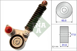 Kiristinvarsi, moniurahihna, SUZUKI GRAND VITARA II, 1754067JA0, 17540-67JA0, 1754067JA1, 17540-67JA1, 1754067JA2, 17540-67JA2