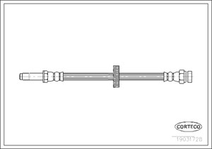 Jarruletku, Edessä, Etuakseli, SKODA,VW, 005312593, 6U0611701, 6U0611701A