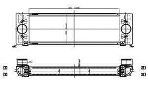 Välijäähdytin, FORD TRANSIT Buss, TRANSIT Flak/chassi, TRANSIT Skåp, TRANSIT V363 Skåp, 4851182, 4967772, 8C169L440BA, 8C169L440BB