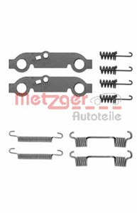 Tarvikesarja, käsijarru, Takana, MERCEDES-BENZ 123 Sedan [W123], S-KLASS [W116, W126], S-KLASS Coupé [C126], SL [R107], SL Coupé [C107]