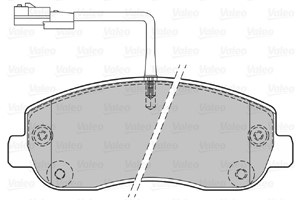 Jarrupalasarja, levyjarru, Etuakseli, NISSAN,OPEL,RENAULT,VAUXHALL, 4106000Q0L, 41060-00Q0L, 4106000Q1E, 41060-00Q1E, 4106000Q1K, 41060-