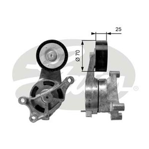 Kiristysrulla, moniurahihna, AUDI,SEAT,SKODA,VW, 06F903315