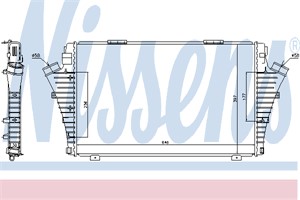 Välijäähdytin, CADILLAC,FIAT,OPEL,VAUXHALL, 13167338, 51749913, 51770436, 51782907, 6302 059