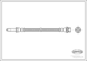 Jarruletku, Taka-akseli, FORD MONDEO Turnier I, MONDEO Turnier II, 6758587, 93BB2282CA