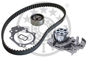 Vesipumppu + jakohihnasarja, RENAULT TWINGO II, 13077-00QAD, 16806-00QAM, 16806-00QAN, 16806-00QBF, 77 00 736 085, 7700102047, 770010624