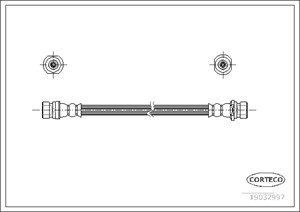 Jarruletku, Taka-akseli, HYUNDAI ACCENT II, ACCENT Sedan II, 587371A000, 5873725000