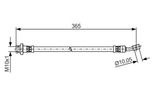 Jarruletku, Taka-akseli, vasen, HYUNDAI TUCSON, TUCSON Skåp/SUV, KIA SPORTAGE II, 58737 2E300, 58737 2E350