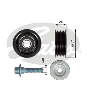 Ohjainrulla, moniurahihna, MERCEDES-BENZ, 1562020019, 1562020619, A1562020019, A1562020619