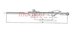Vaijeri, kytkimen käyttö, FIAT PANDA, SEAT MARBELLA, MARBELLA Skåp/halvkombi, TERRA, TERRA Skåp / kombi, 4406587, SE141126201A