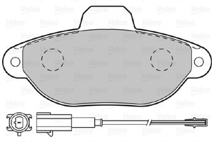 Jarrupalasarja, levyjarru, Etuakseli, FIAT 500, FORD KA, 1559698, 1669578, 1675620, 1731172, 1736940, 1778385, 77364635, 77365191, 77365
