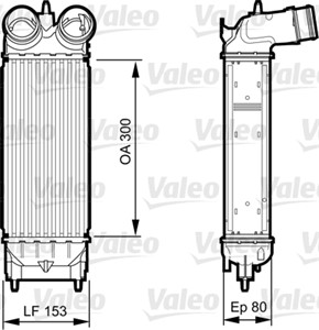 Välijäähdytin, CITROËN C5 III, C5 Break III, PEUGEOT 508 I, 508 SW I, 0384-P5, 384P5