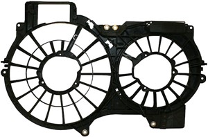 Tuulettimen pesä, Jäähdyttäjän takana, AUDI A6 C6, A6 C6 Avant, 4F0121207A