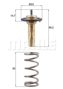 Termostaatti, jäähdytysneste, FORD,VOLVO, 1 707 046, 1692915, 1709827, 1767974, 31 319 944, 31339237, 31359806, 4M5G9K462AA, BM5G6L721DB