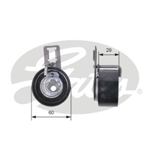 Kiristysrulla, hammashihnat, CITROËN,DS,FIAT,FORD,MAZDA,MITSUBISHI,OPEL,PEUGEOT,TOYOTA,VOLVO, 0829.F8, 16069481, 1606948180, 1606948980,