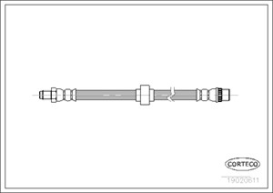 Jarruletku, Edessä, Etuakseli, RENAULT LAGUNA I, LAGUNA Grandtour I, 7700834731, 8200019096, 8480417