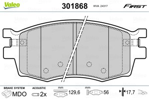 Jarrupalasarja, levyjarru, Etuakseli, HYUNDAI ACCENT III, ACCENT Sedan III, i20 I, KIA RIO II, RIO Sedan II, 581011GE00, 58101-1GE00, 58