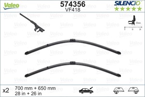 Pyyhkijänsulka, Edessä, RENAULT MODUS / GRAND MODUS, 288905749R, 288908630R, 7711230018, 7711236181