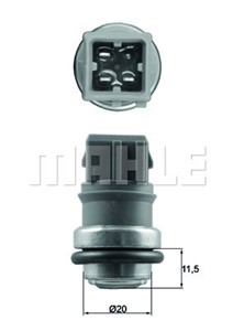 Jäähdytysnestelämpötilan sensori, RENAULT ESPACE III, KANGOO, KANGOO Express, 09110298, 44 02 298, 77 00 829 427