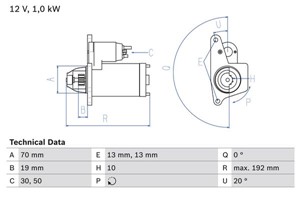 Käynnistin, NISSAN,RENAULT, 23300 CK800, 23300 EN200, 23300-CK80A, 23300EN20A, 23300EN20B, 23300-EN20C, 23300EN20D, 77 01 065 384