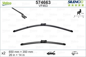 Pyyhkijänsulka, Edessä, CHEVROLET,FIAT,HYUNDAI,KIA,NISSAN,OPEL,VAUXHALL, 1272092, 95423458, 95423459, 983501J000, 98350-1J000, 983501P00