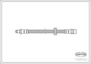 Jarruletku, Taka-akseli, VOLVO S60 I, S90 I, V70 II, 30665462, 30714820, 9485452