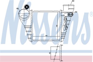 Välijäähdytin, AUDI,SEAT,SKODA,VW, 1J0.145.803 A, 1J0.145.803 F, 1J0.145.803 G, 1J0.145.803 S, 1J0.145.805 B, 1J0.145.805 D, 1J0.145.805