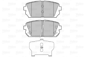 Jarrupalasarja, levyjarru, Taka-akseli, HYUNDAI ix35, KIA CARENS Minibus, minivan III, 583021DE00, 58302-1DE00