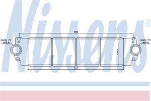 Välijäähdytin, VW, 7E0145804B, 7H0.145.804 A, 7H0.145.804 B