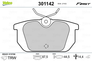 Jarrupalasarja, levyjarru, Etuakseli, Taka-akseli, ALFA ROMEO,FIAT,LANCIA, 0009950713, 0009950714, 0009959479, 60765020, 60777601, 71752